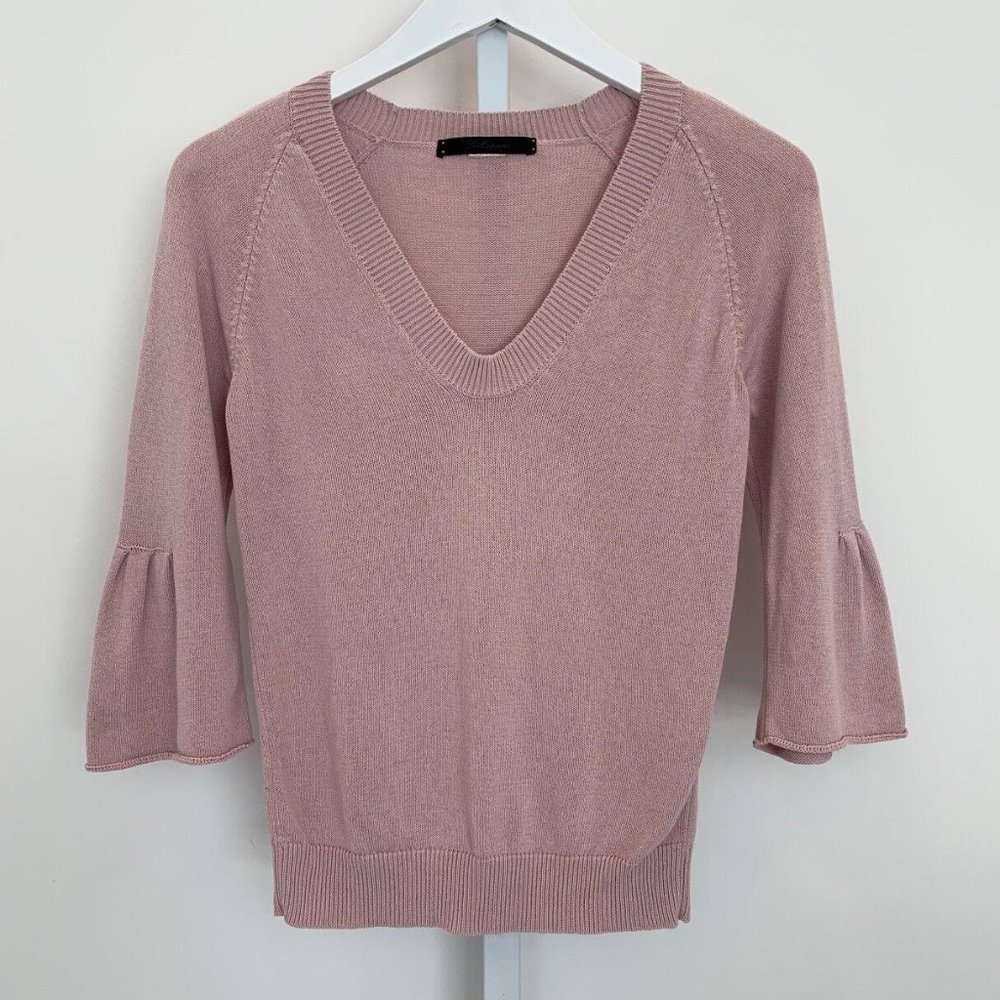 LES COPAINS DUSTY PINK SWEATER SIZE 4